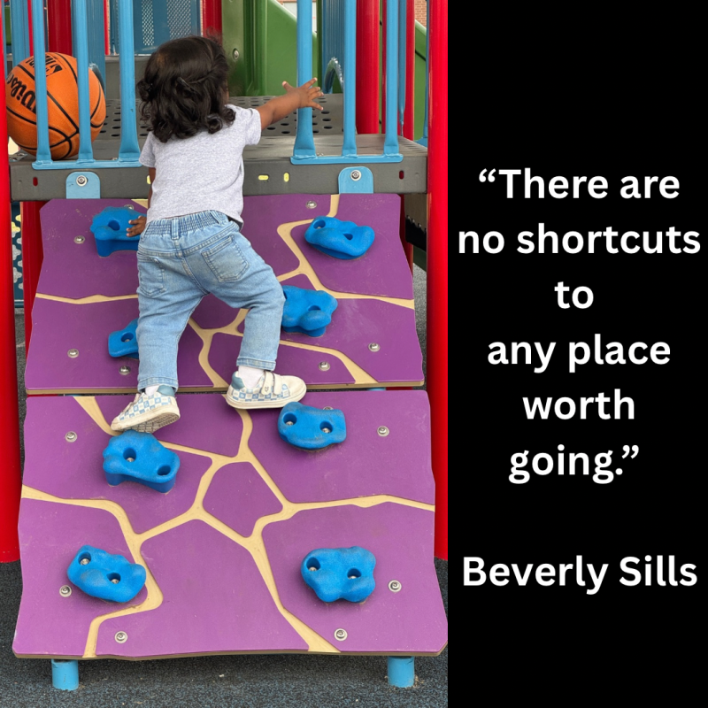 Look Down to Move Up: Lessons from My Baby’s First&nbsp;Climb