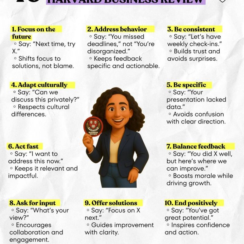 10 Feedback Techniques From&nbsp;Harvard