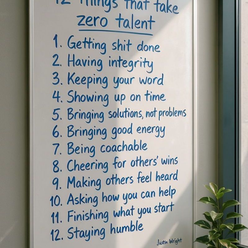 12 Things That Require Zero&nbsp;Talent