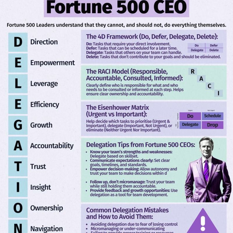 Delegate like a Fortune 500&nbsp;CEO