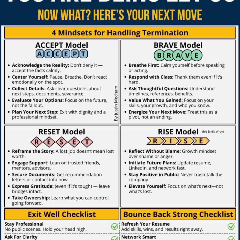 You are being let&nbsp;go