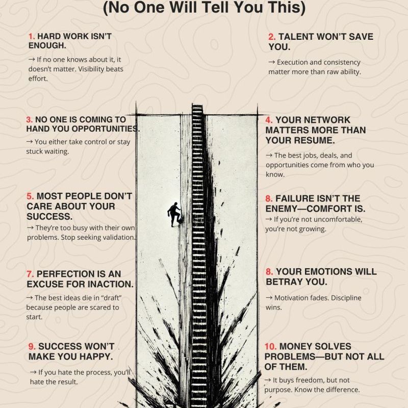 12 Hard Truths About&nbsp;Success