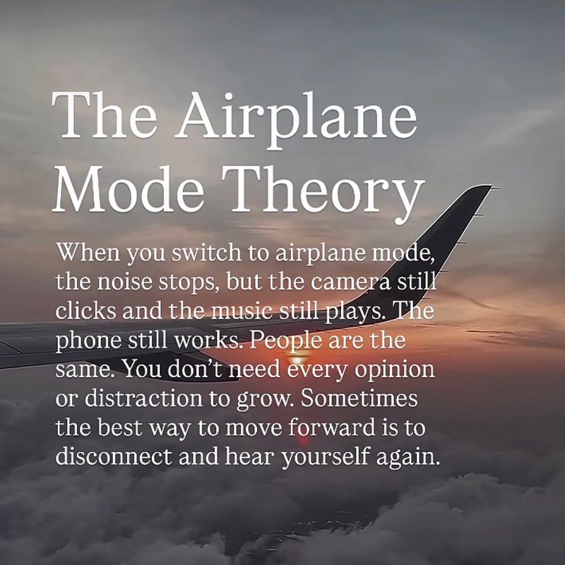 The Airplane Mode&nbsp;Theory