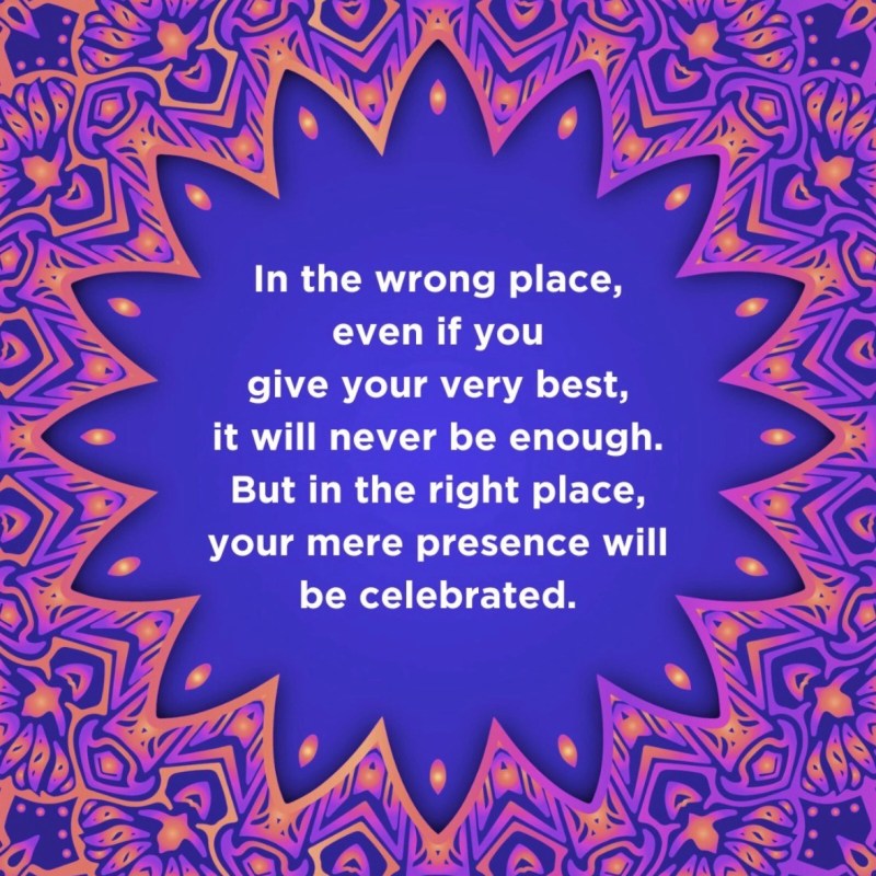 The Importance of Being in the Right&nbsp;Place