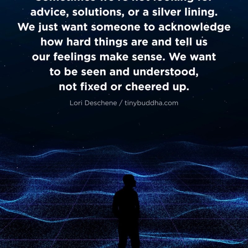 Let Me Sit With You for a&nbsp;Minute