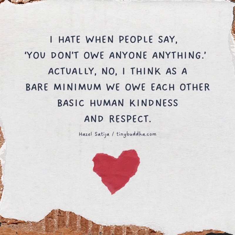 The Bare Minimum We Owe Each&nbsp;Other