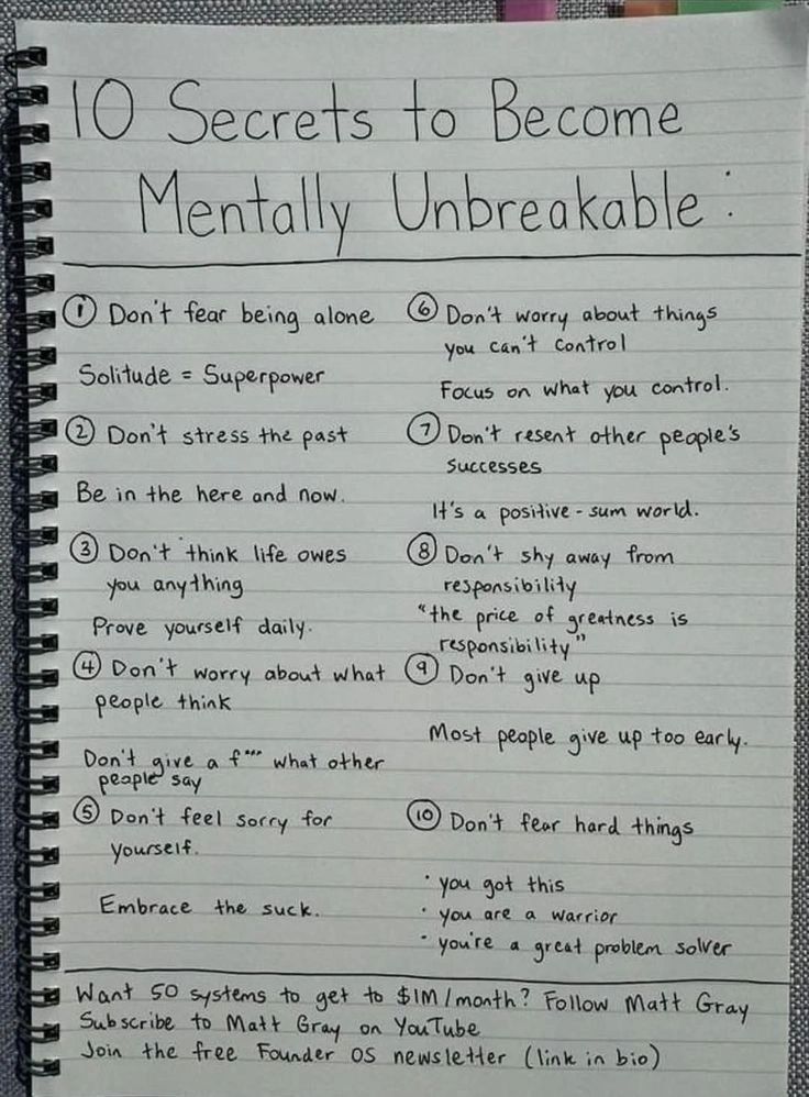 10 Secrets to Become Mentally Unbreakable – Kenrick Vaz