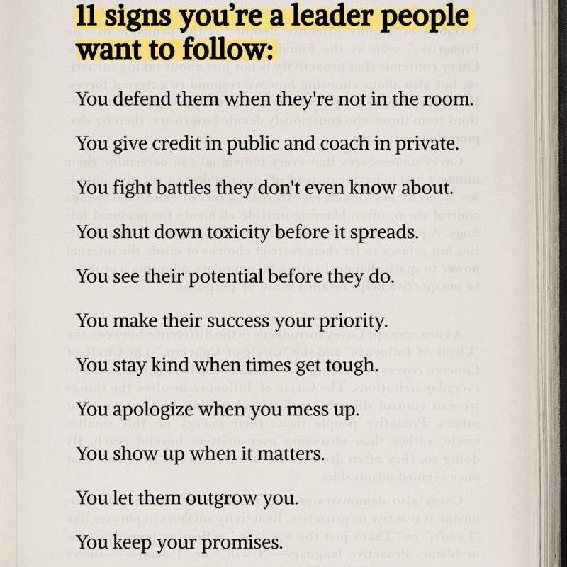 11 Signs You’re A Leader People Want To&nbsp;Follow