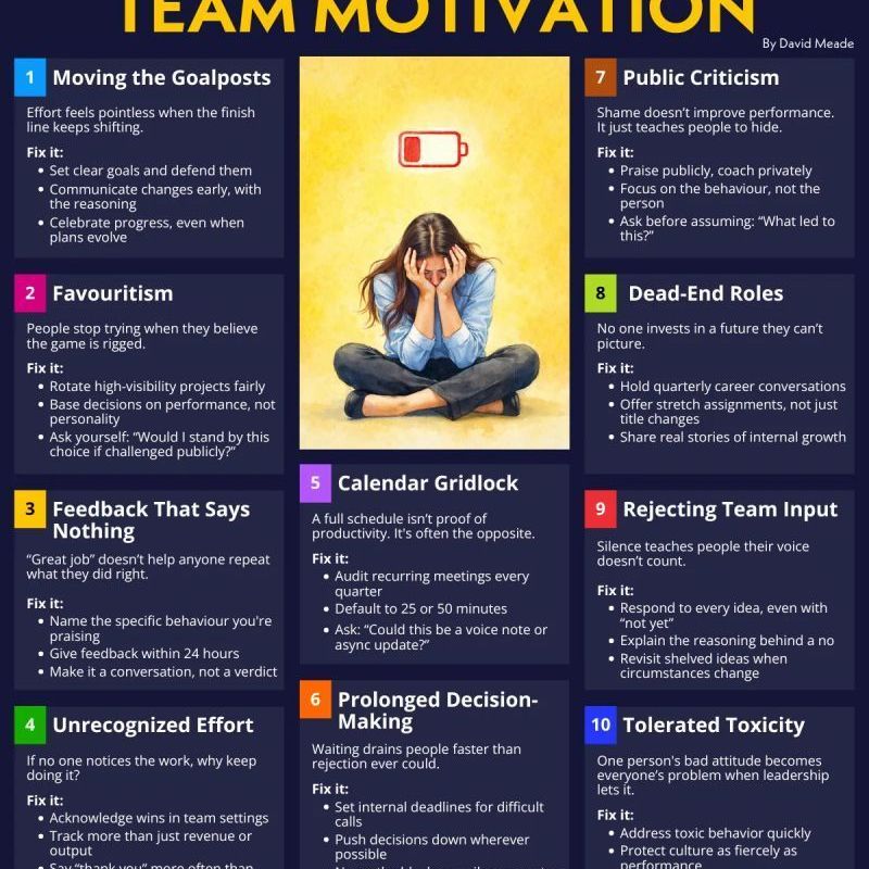 10 Silent Killers Of Team&nbsp;Motivation