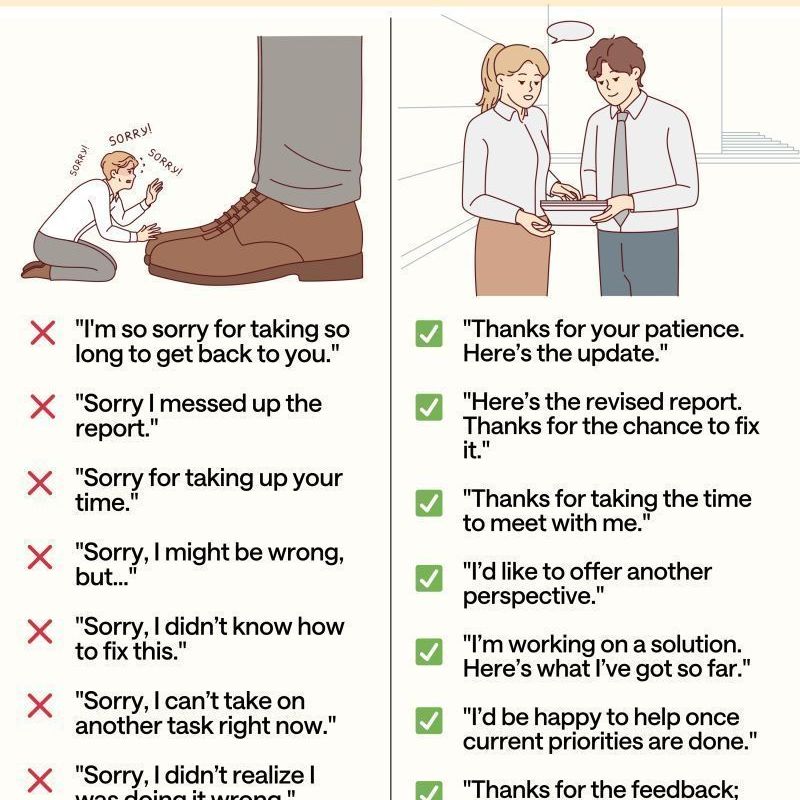 7 Ways to Stop Saying&nbsp;Sorry