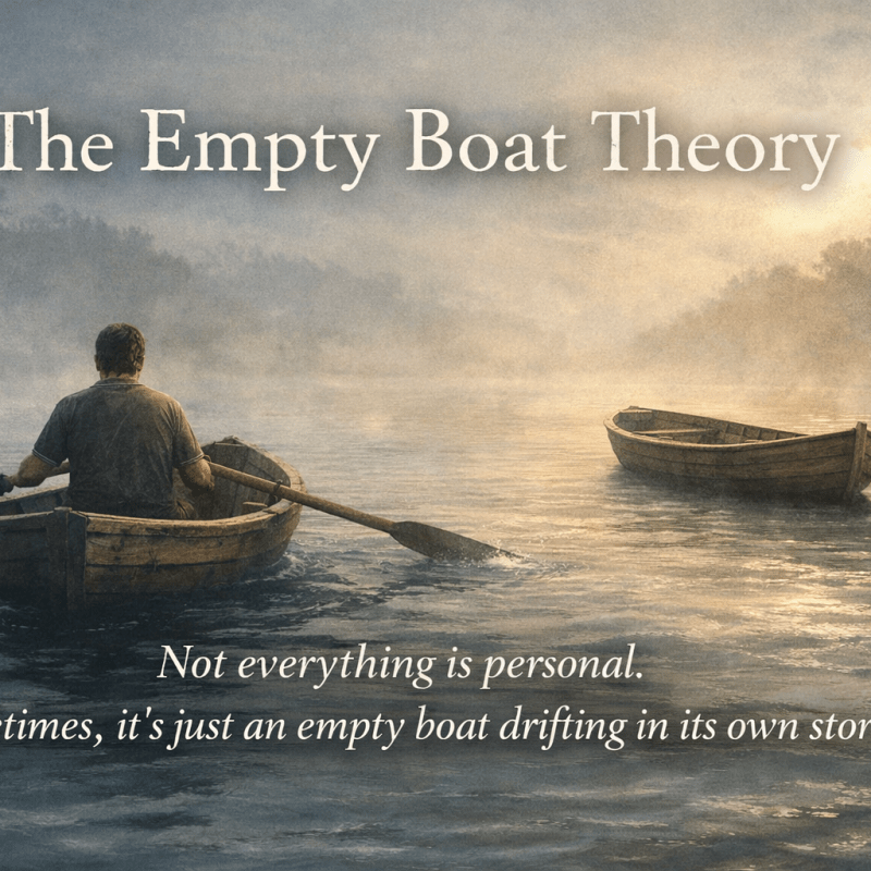 The Empty Boat Theory Might Change How You See People&nbsp;Forever