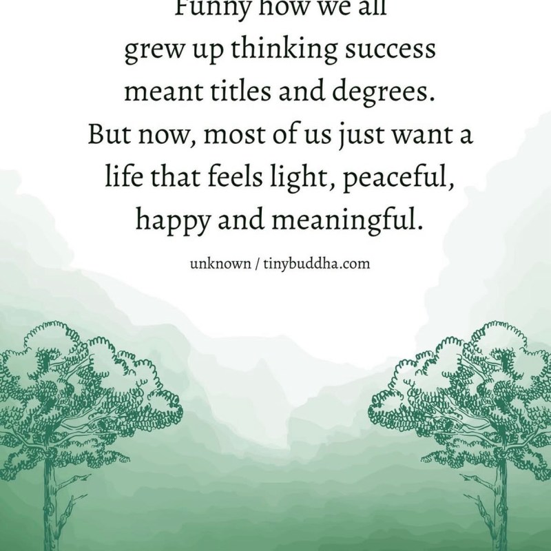 The Quiet Redefinition of&nbsp;Success