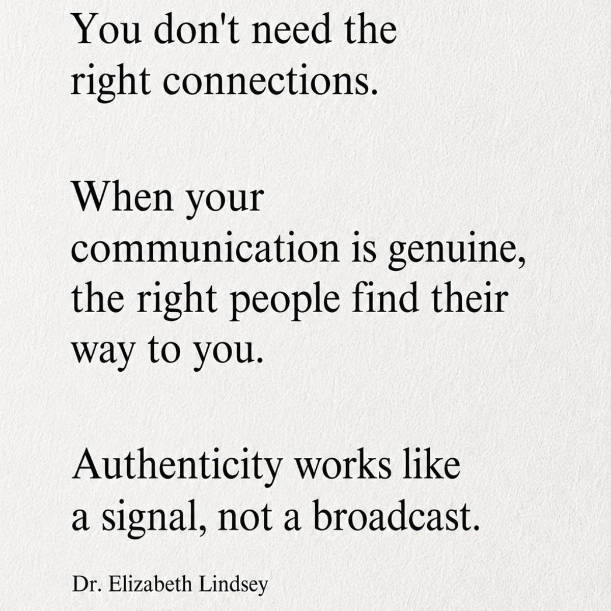 Stop Chasing Connections. Start Sending Better&nbsp;Signals.